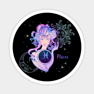 Pisces Astrology Horoscope Zodiac Birth Sign Gift for Women Magnet